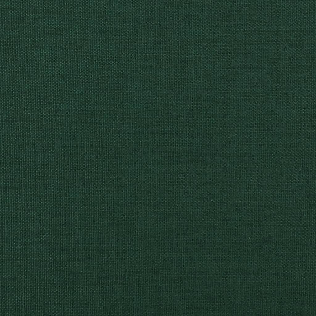 vidaXL Taburet, verde închis, 45x29,5x35 cm, material textil