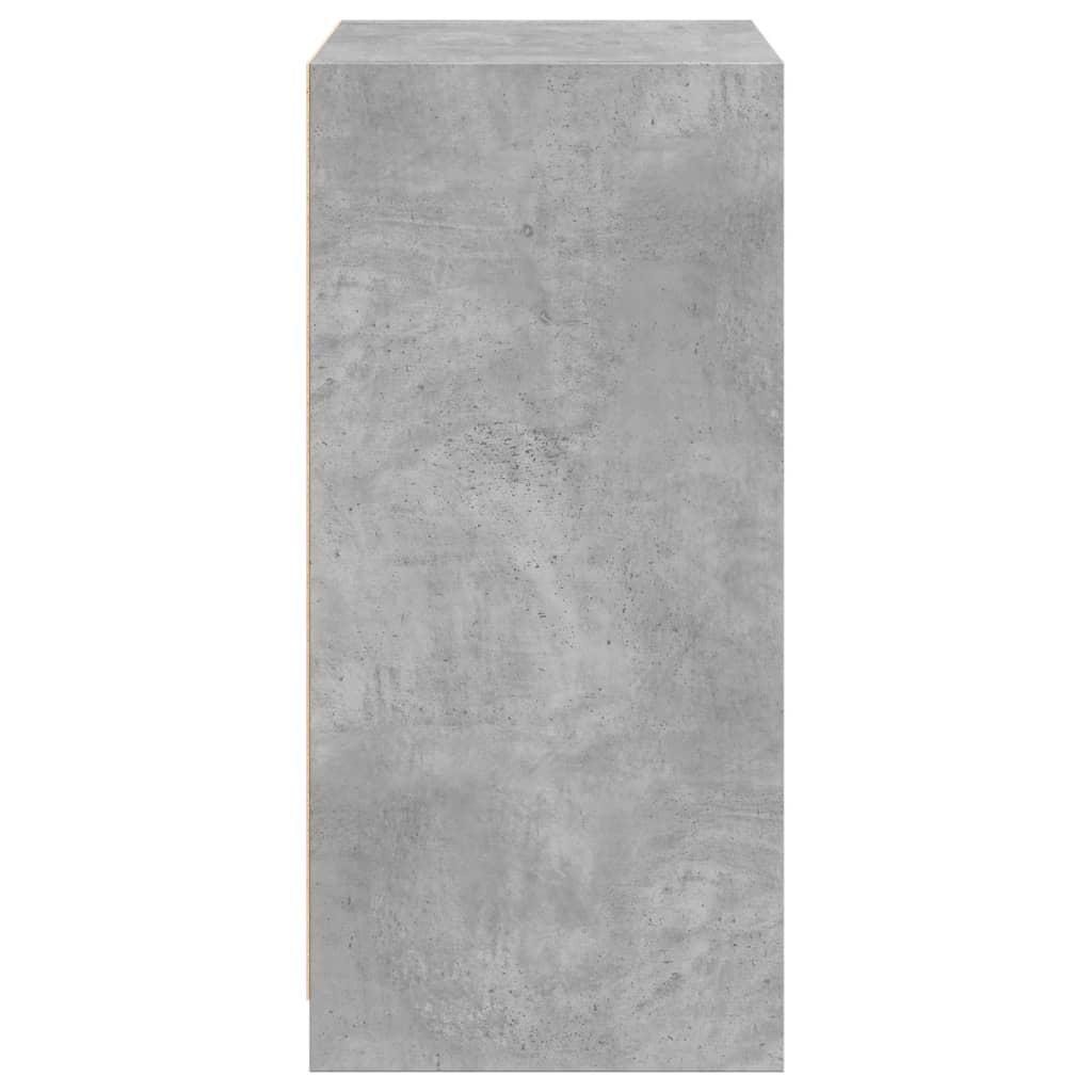 vidaXL Dulap, gri beton, 48x41x102 cm, lemn prelucrat