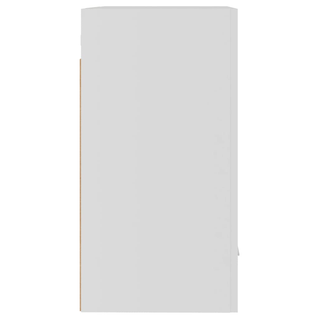 vidaXL Dulapuri suspendate, 2 buc., alb, 50x31x60 cm, lemn prelucrat