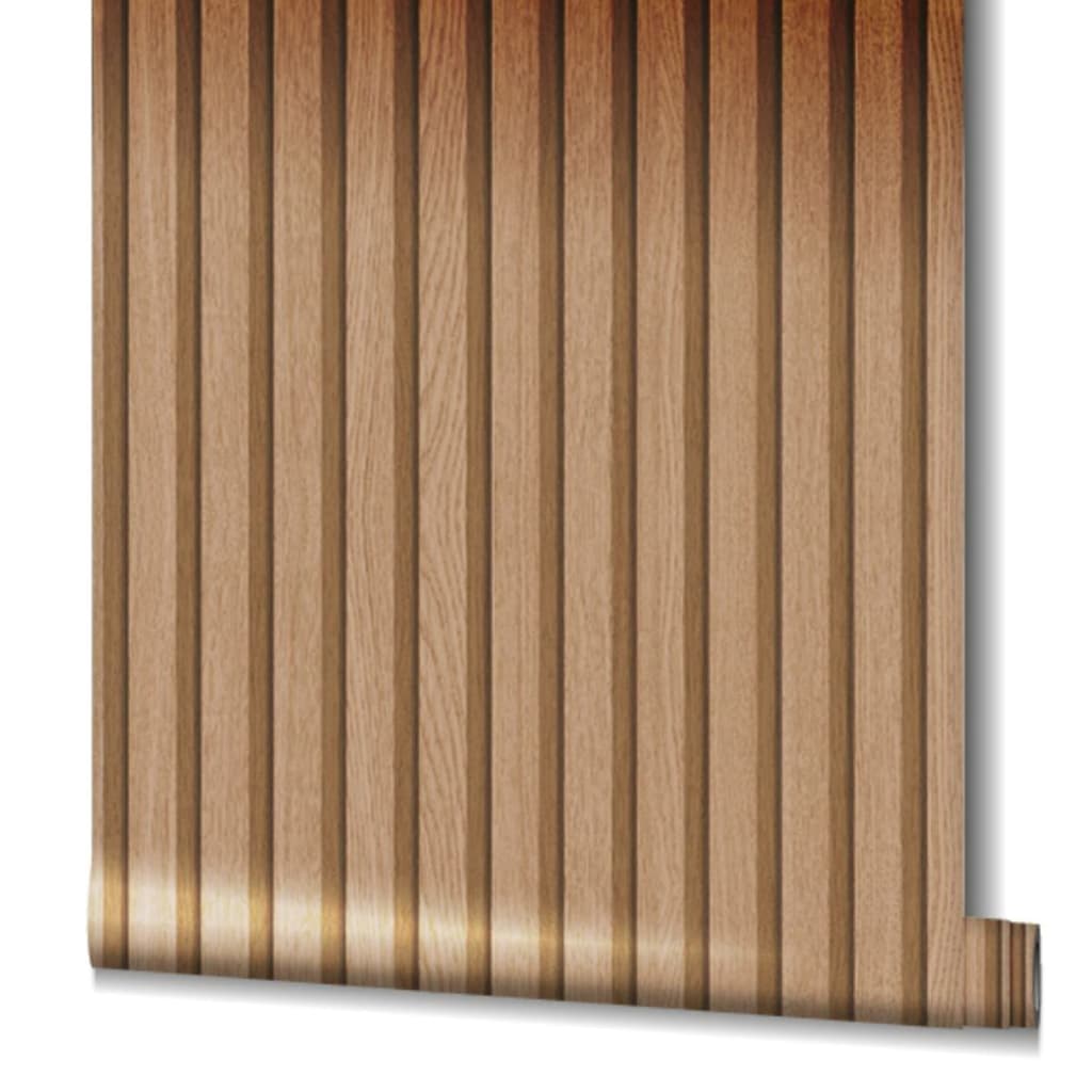 Noordwand Tapet „Botanica Wooden Slats”, maro