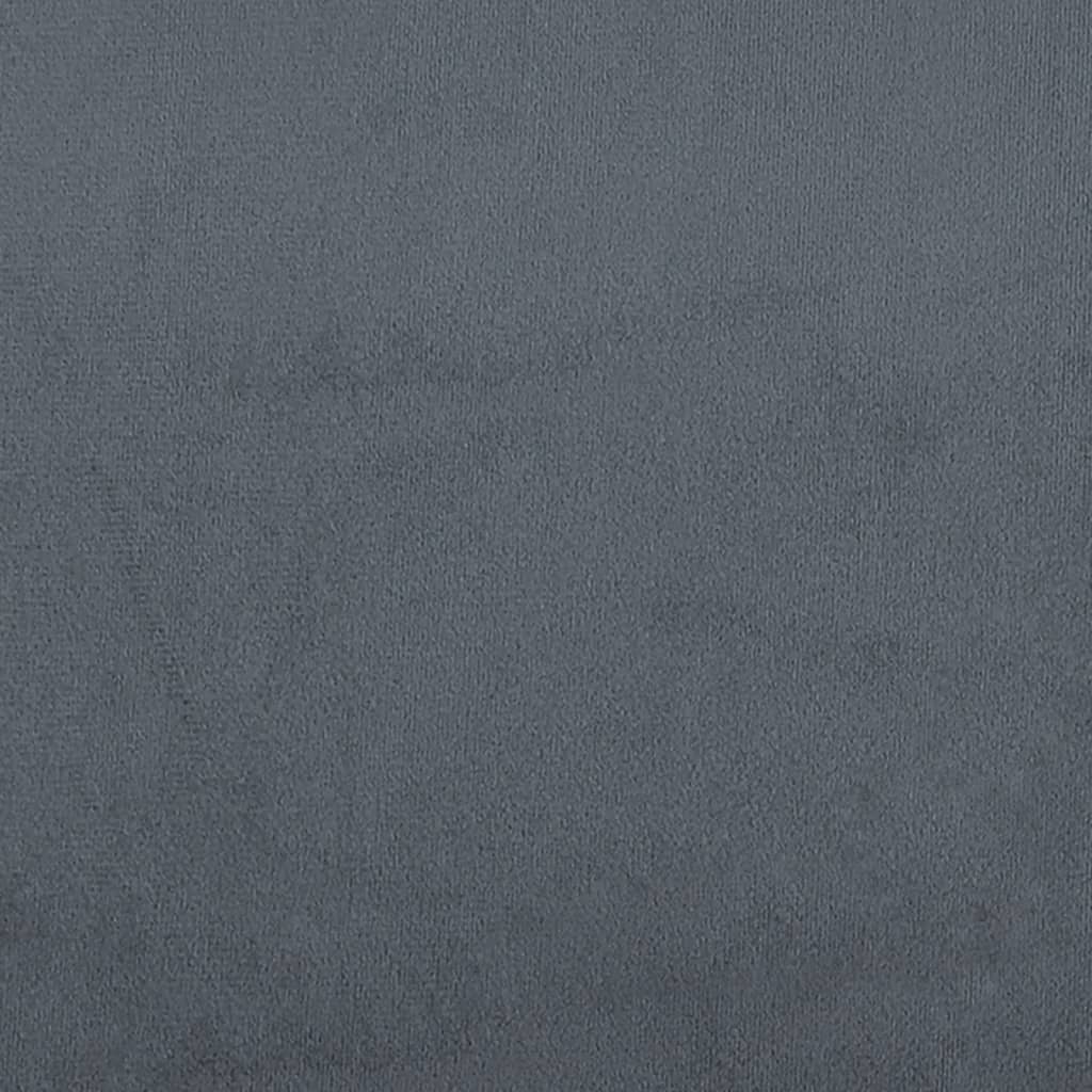 vidaXL Pernă tăblie de pat, gri închis, 180 cm, catifea