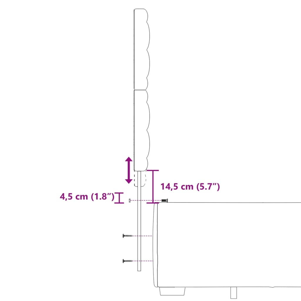 vidaXL Pat continental cu saltea, gri deschis, 120x200 cm, catifea