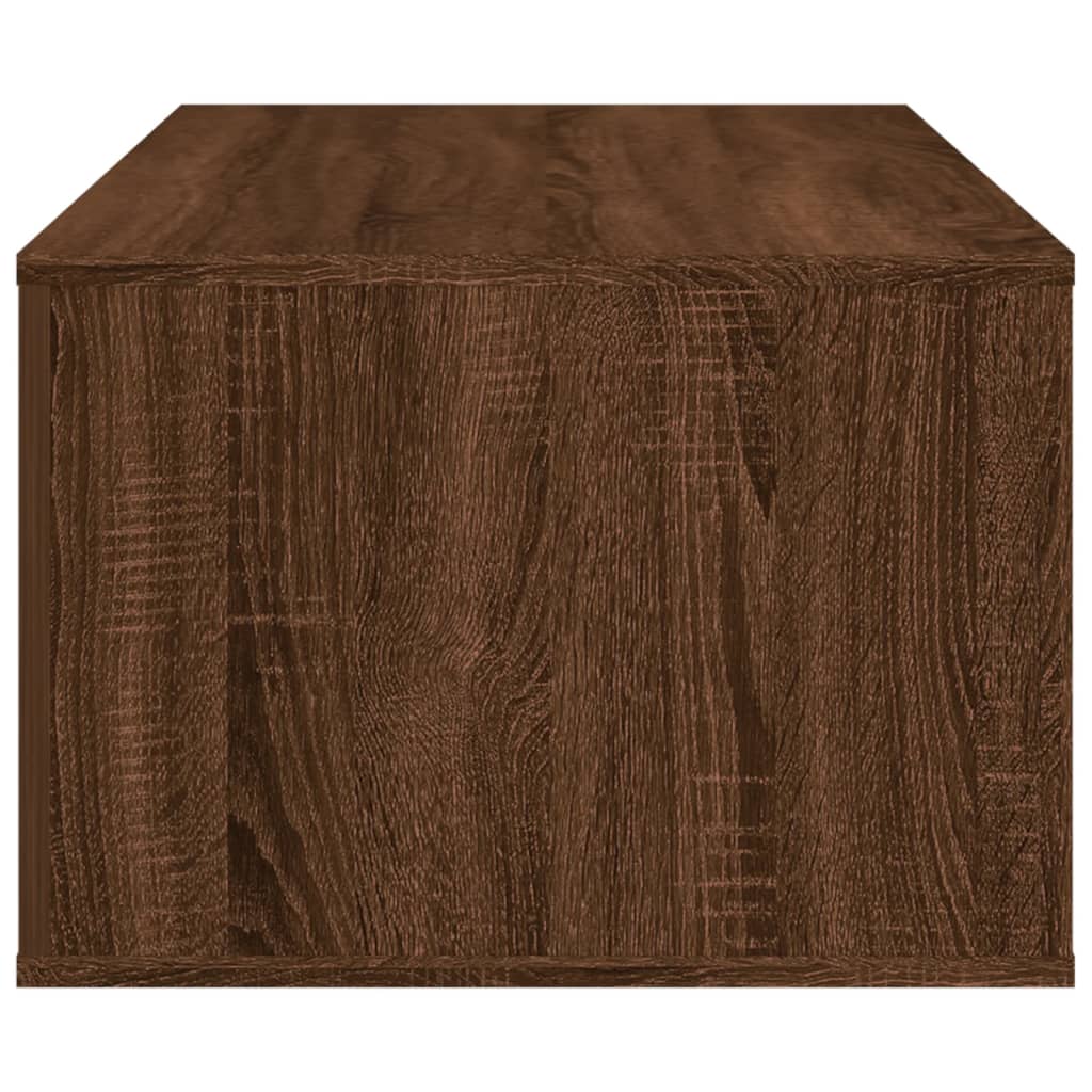 vidaXL Măsuță de cafea, stejar maro, 100x50,5x35 cm, lemn compozit