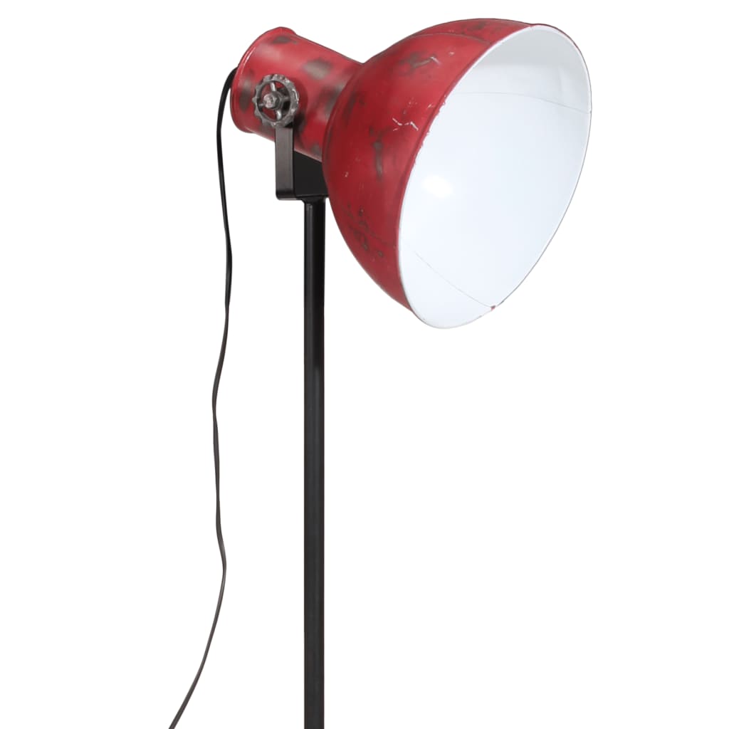 vidaXL Lampă de podea, 25 W, roșu uzat, 61x61x90/150 cm, E27