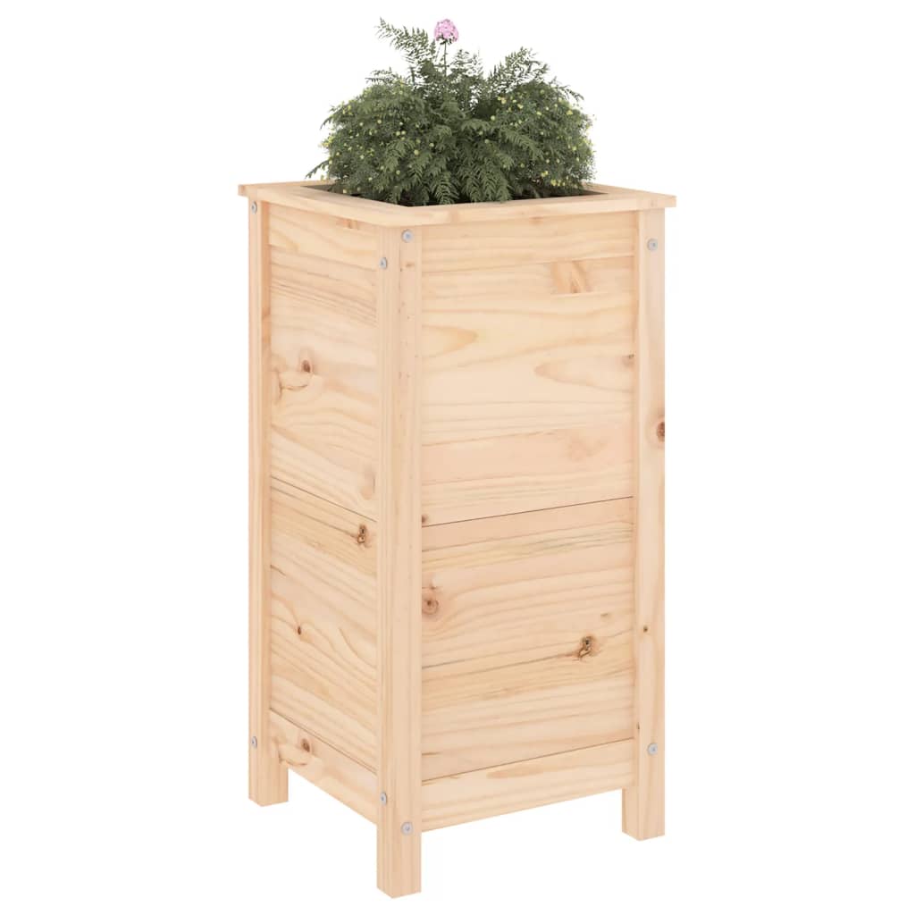 vidaXL Jardinieră de grădină, 40x40x78 cm, lemn masiv de pin