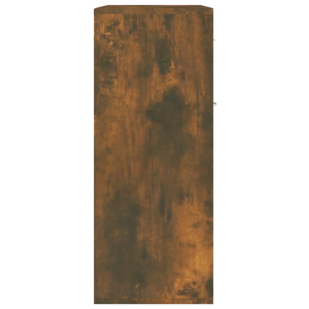 vidaXL Servantă, stejar fumuriu, 60x30x75 cm, lemn prelucrat