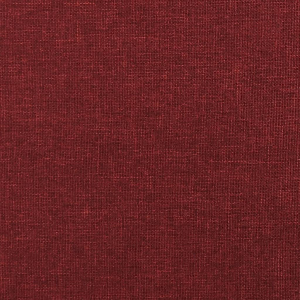 vidaXL Taburet, roșu vin, 45x29,5x35 cm, material textil