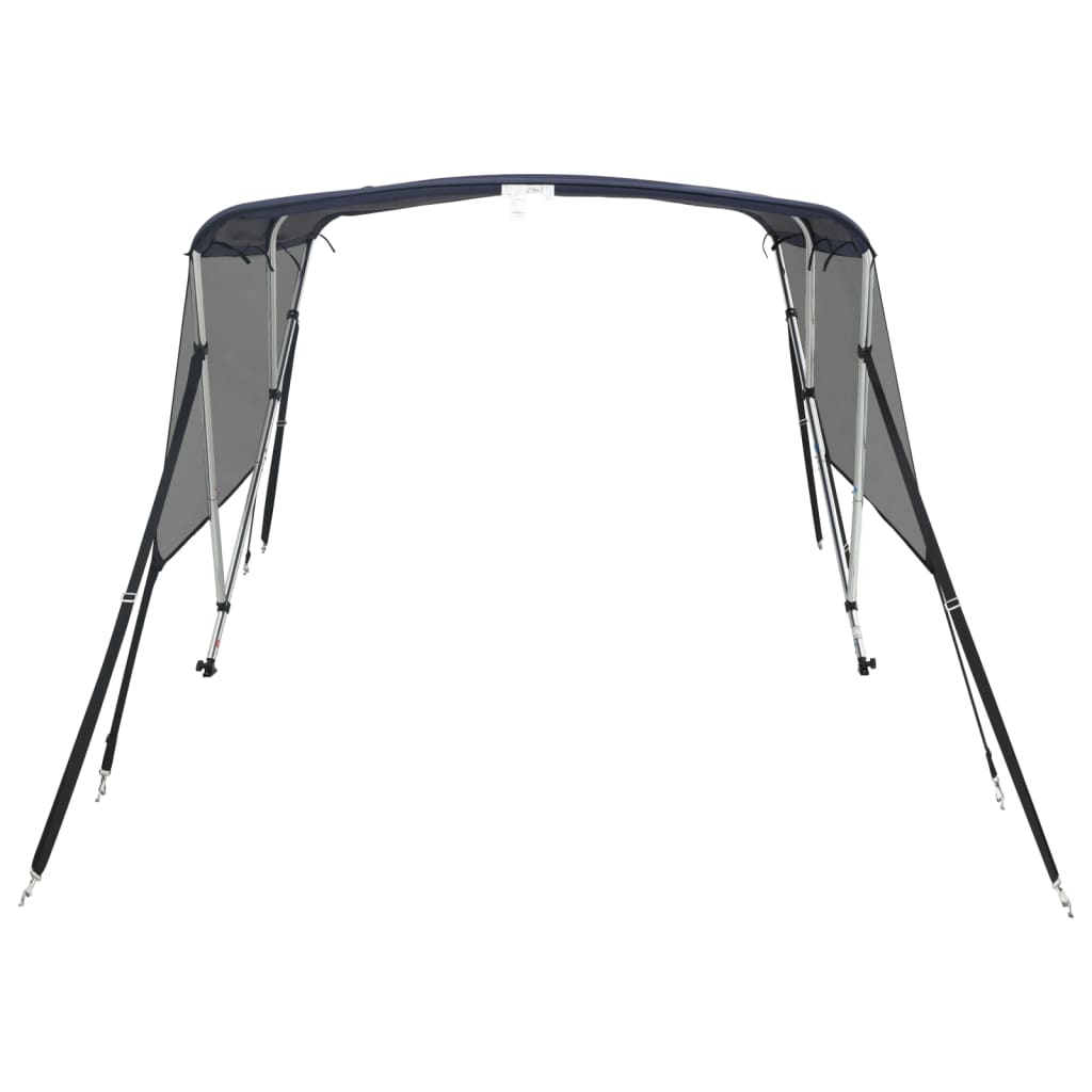 vidaXL Parasolar Bimini 3 arcuri pereți din plasă 183x(154-167)x137 cm