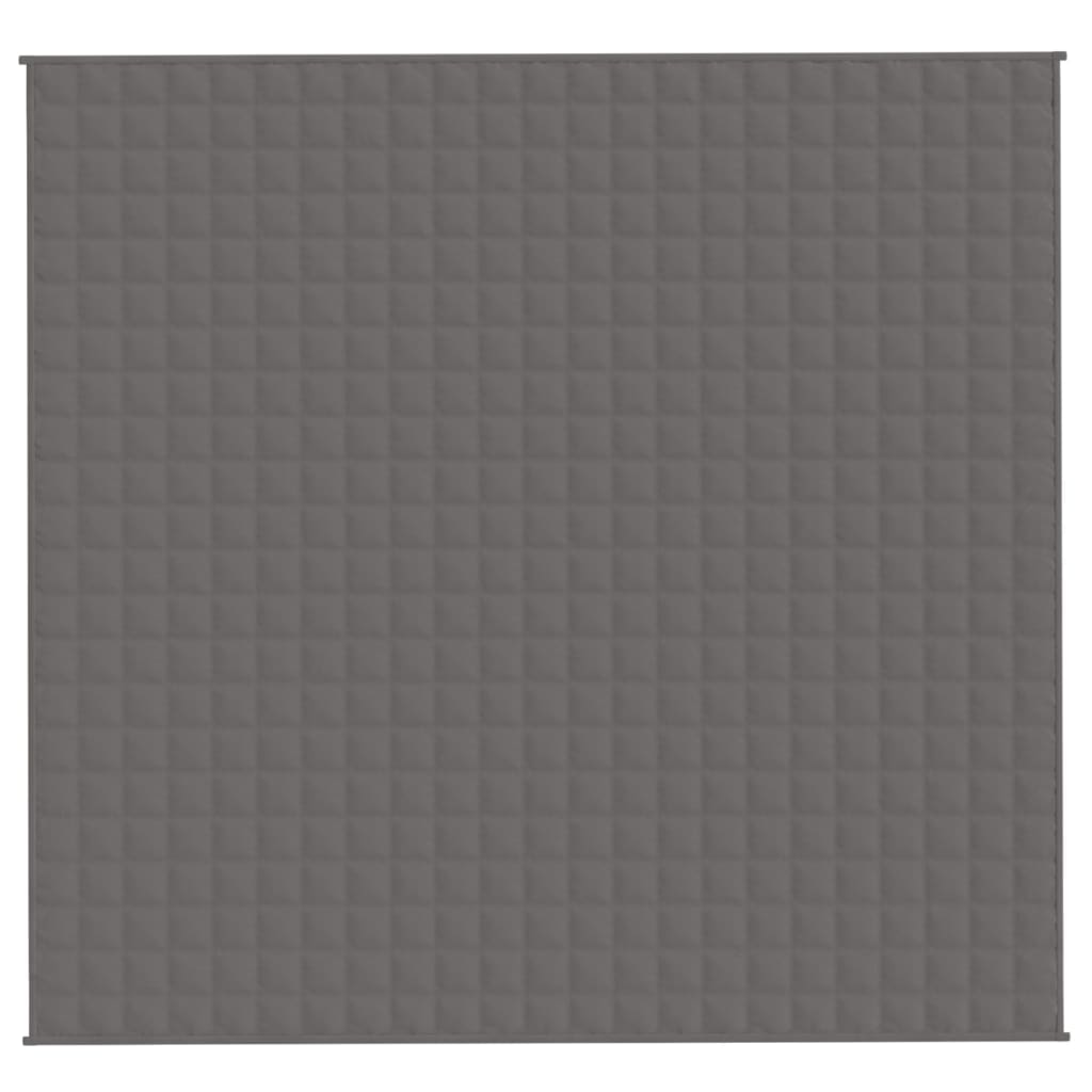 vidaXL Pătură anti-stres, gri, 220x240 cm, 11 kg, material textil