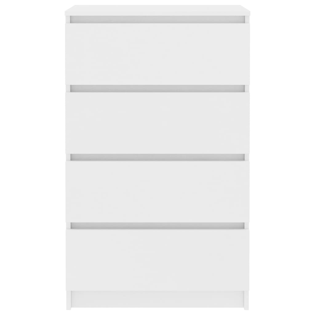 vidaXL Dulap, alb, 60x35x98,5 cm, lemn compozit