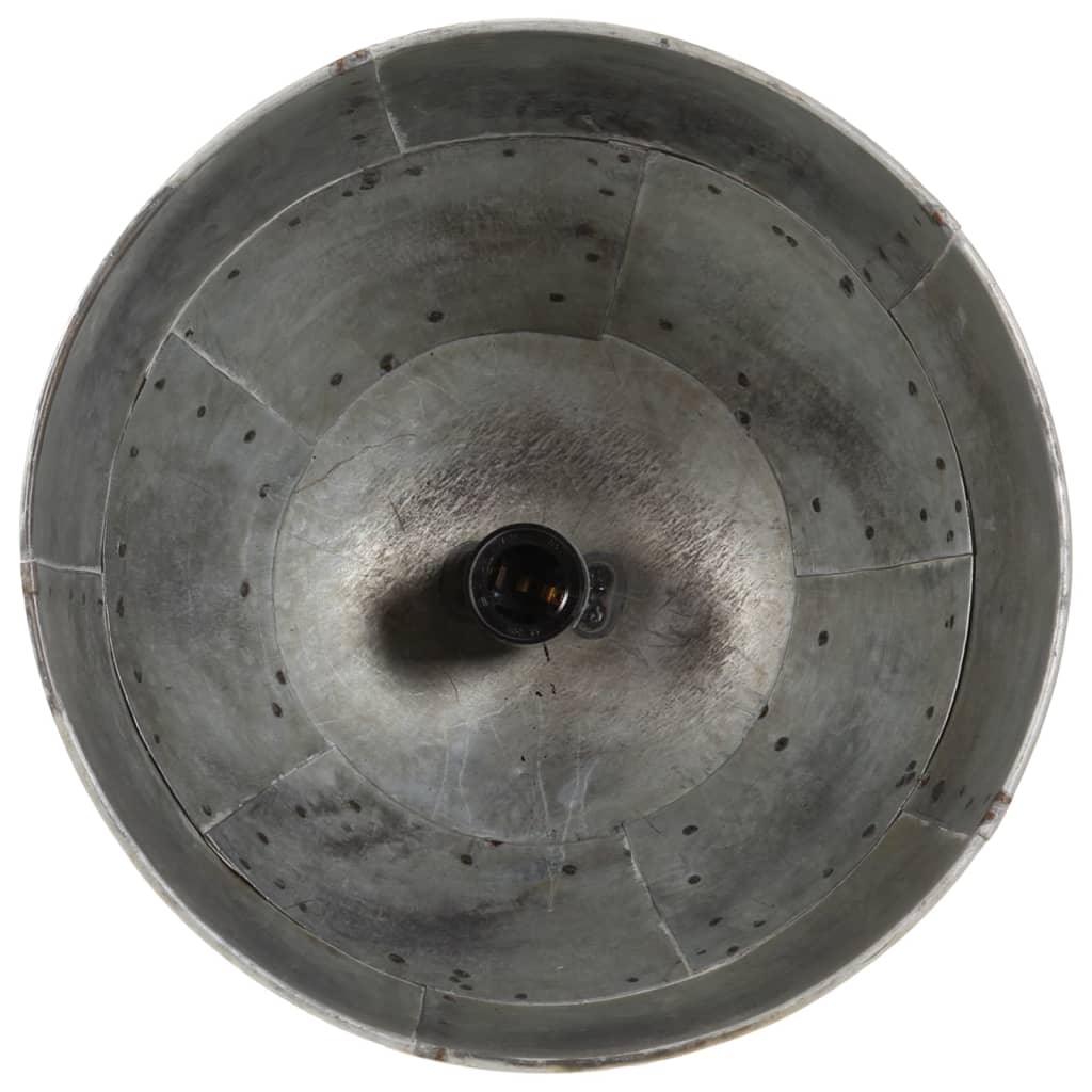 vidaXL Lampă de tavan 25 W, argintiu vintage, 29x18x85 cm, E27