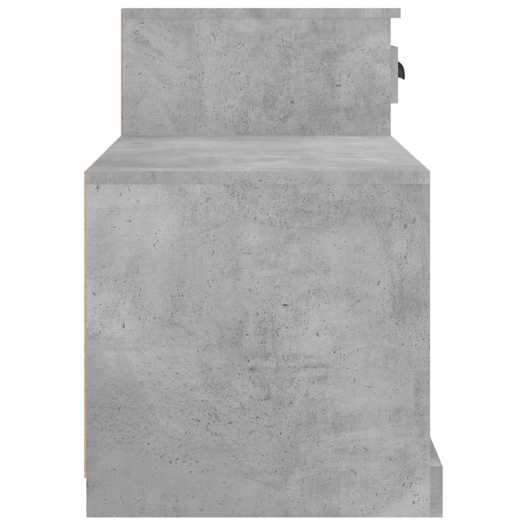 vidaXL Pantofar, gri beton, 100x42x60 cm, lemn prelucrat