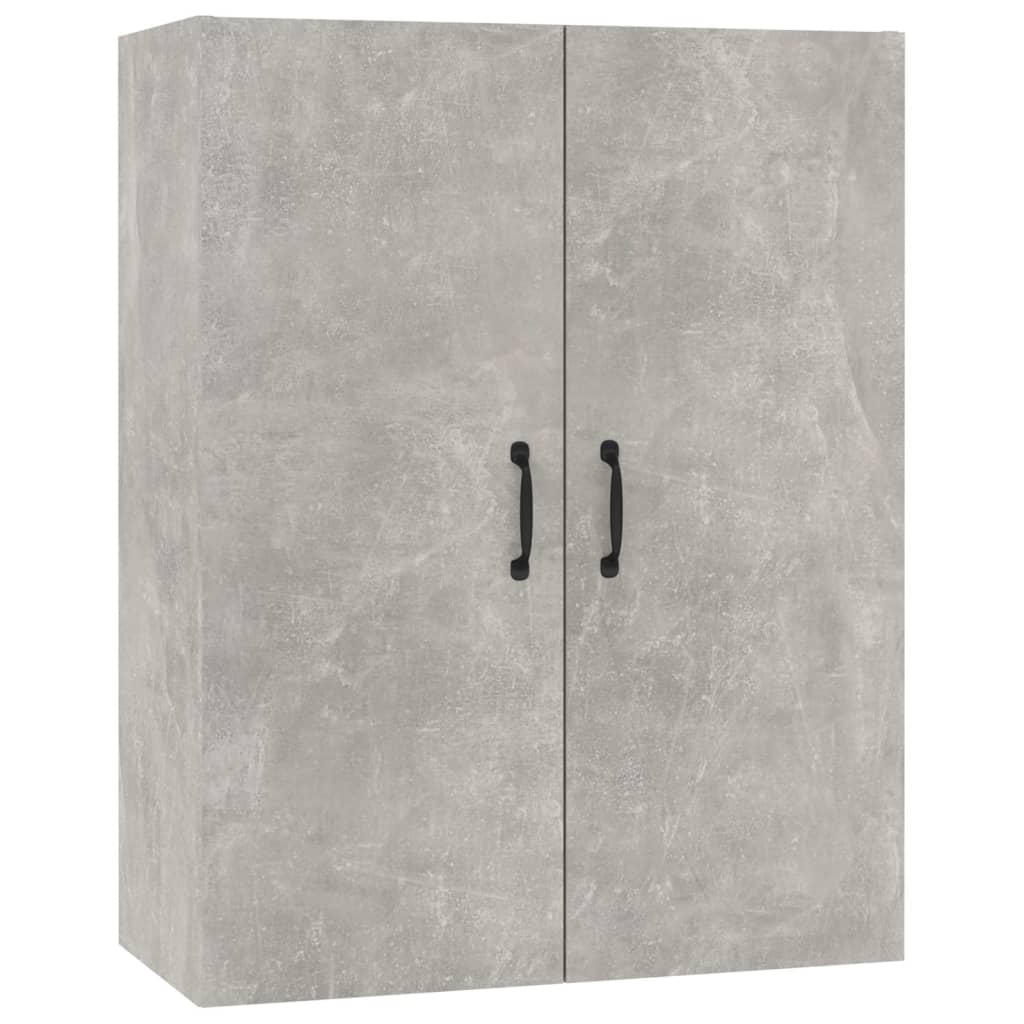 vidaXL Dulap înalt, gri beton, 69,5x32,5x180 cm, lemn compozit