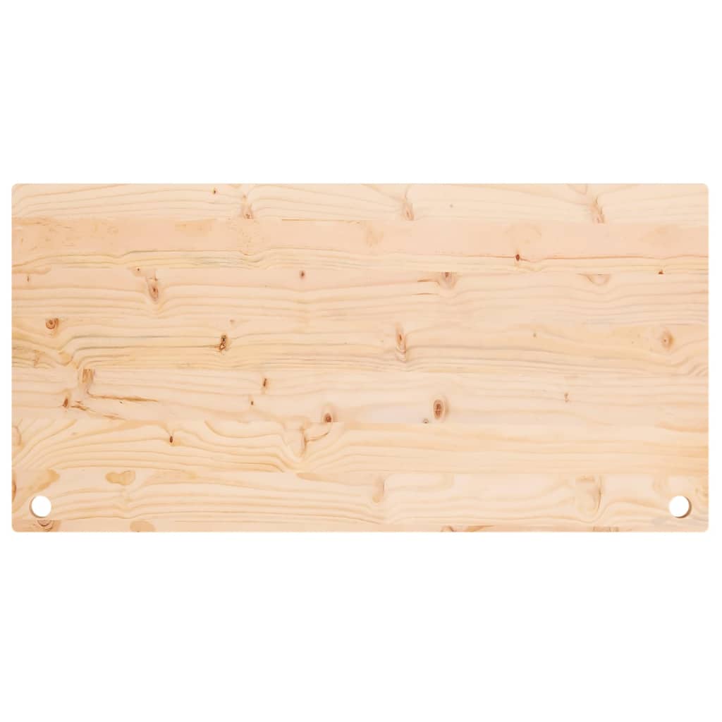 vidaXL Blat de birou, 100x50x2,5 cm, lemn masiv de pin