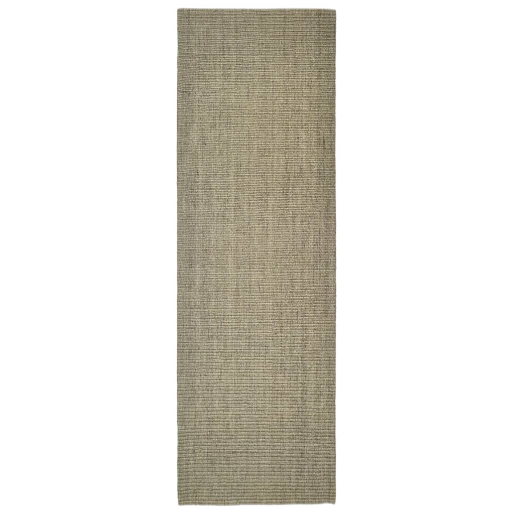 vidaXL Covor din sisal pentru stâlp de zgâriat, gri taupe, 80x250 cm