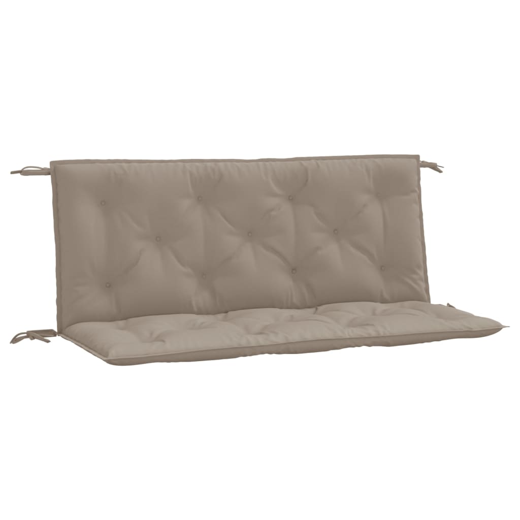 vidaXL Pernă bancă grădină, gri taupe 120x(50+50)x7cm material oxford