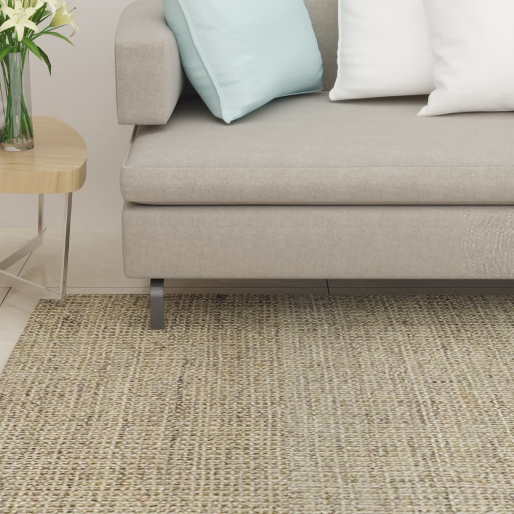 vidaXL Covor din sisal pentru stâlp de zgâriat, gri taupe, 80x250 cm