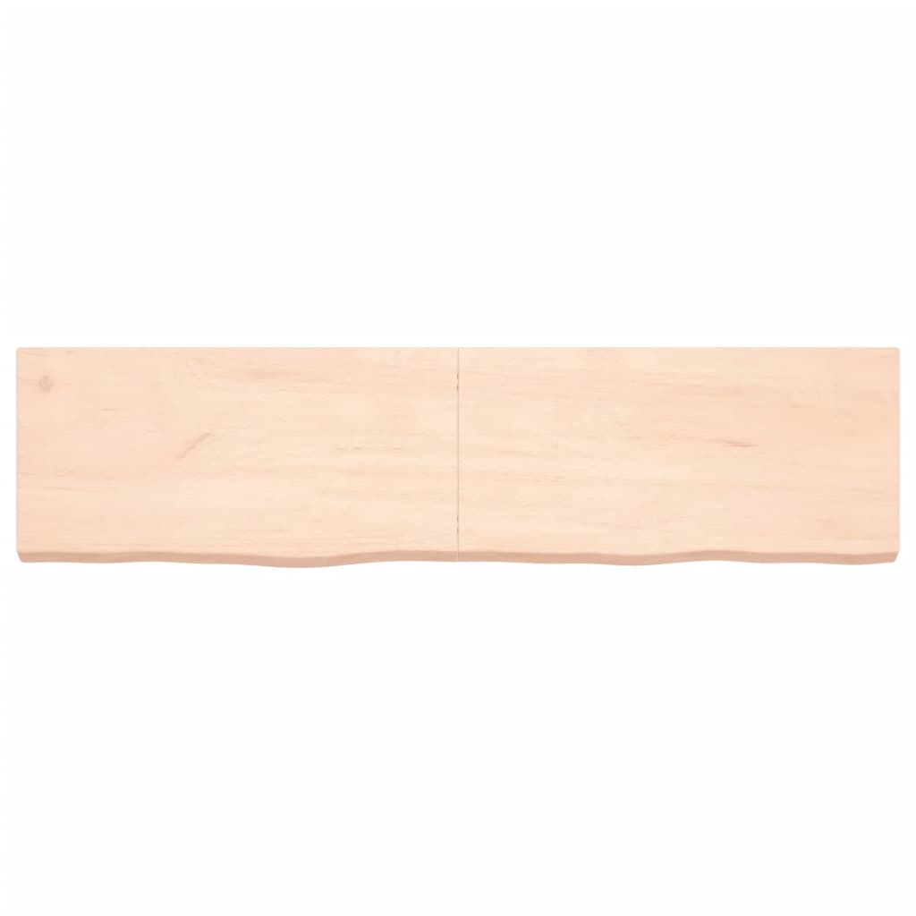 vidaXL Blat de masă, 160x40x(2-6) cm, lemn masiv de stejar netratat