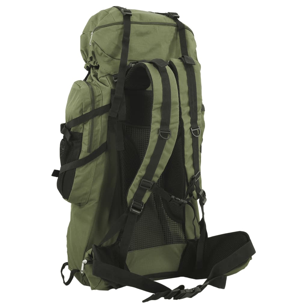 vidaXL Rucsac de drumeție, verde kaki, 60 L, țesătură oxford