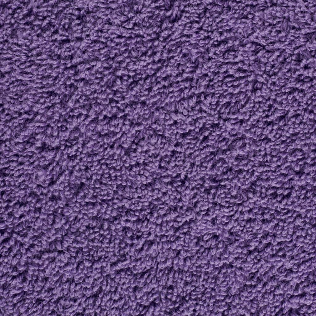 vidaXL Prosoape de mâini premium SOLUND 4 buc. violet 50x100 cm 600gsm