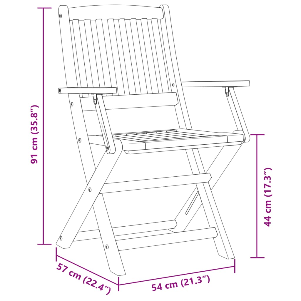 vidaXL Set mobilier de grădină 9 piese 180x90x75 cm, lemn masiv acacia