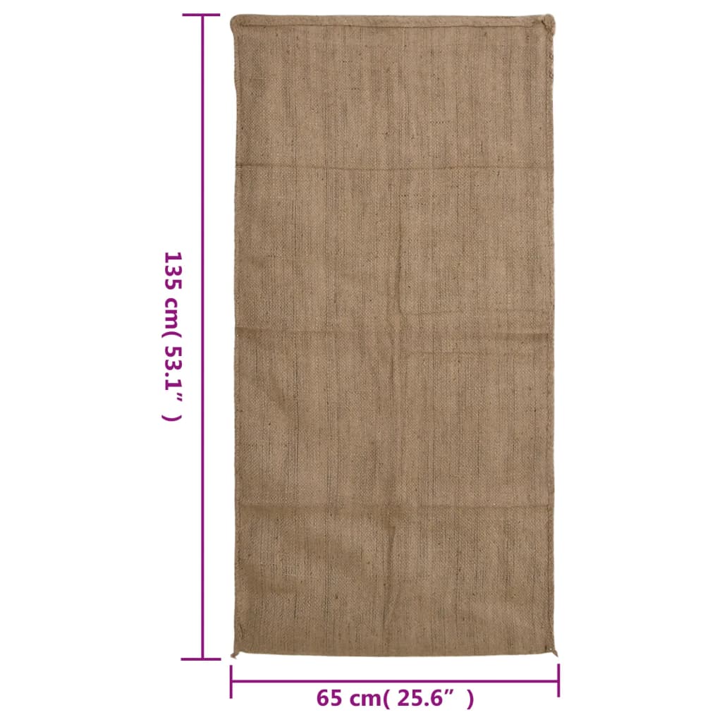 vidaXL Saci de iută, 30 buc., 65x135 cm, iută 100%, 340 g/m²