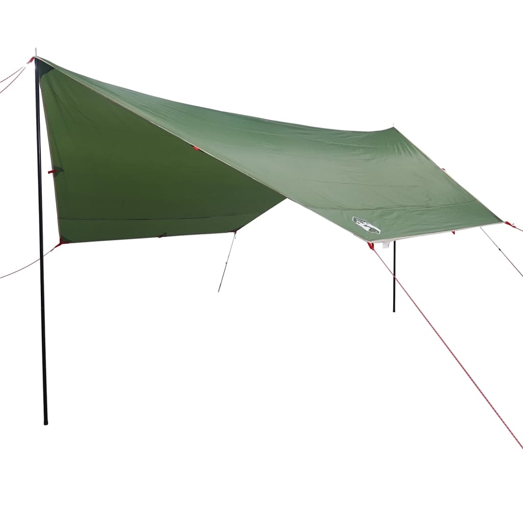 vidaXL Prelată de camping, verde, 430x380x210 cm, impermeabilă