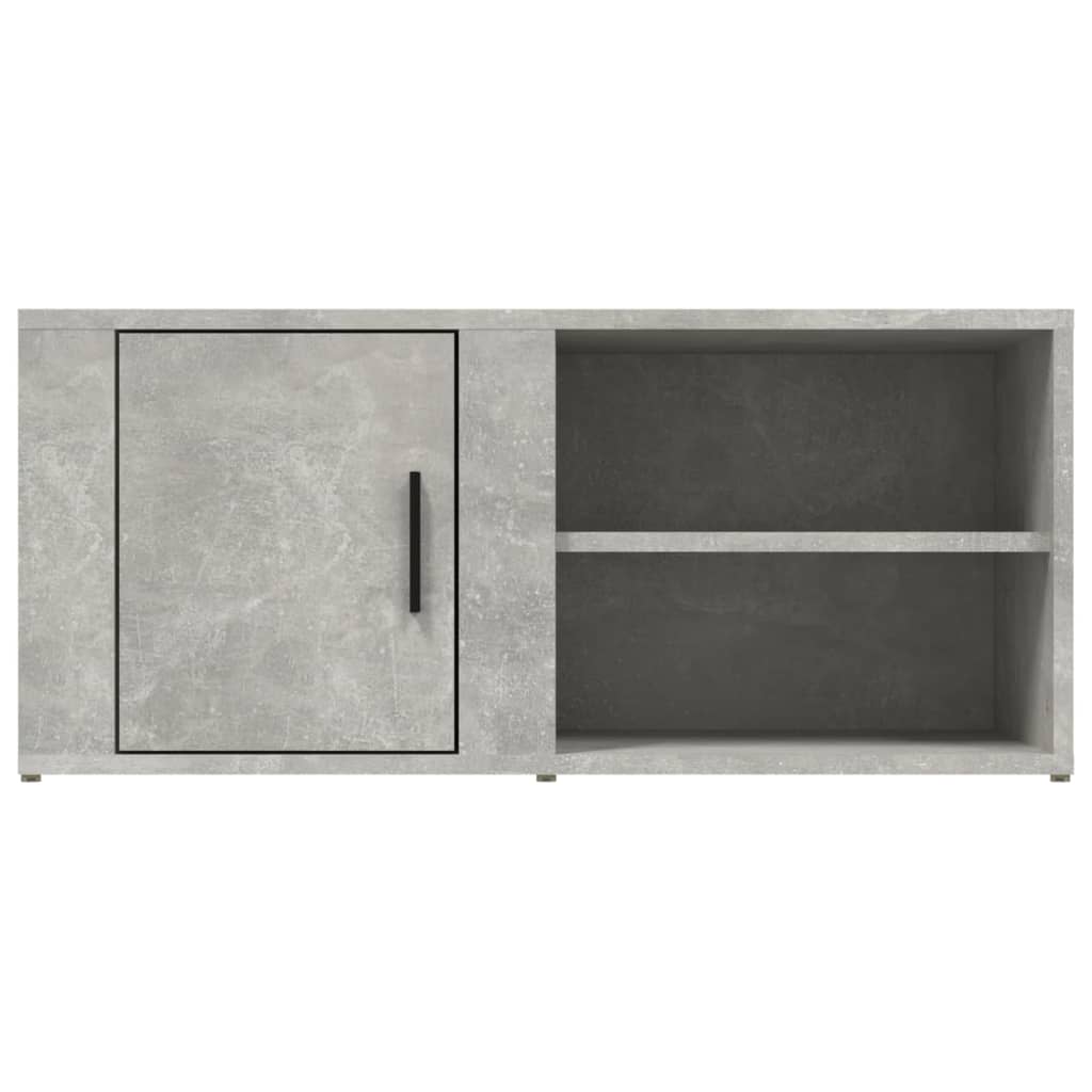 vidaXL Comode TV, 2 buc., gri beton, 80x31,5x36 cm, lemn prelucrat