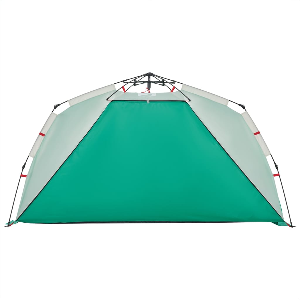 vidaXL Cort camping 3 persoane verde marin impermeabil setare rapidă