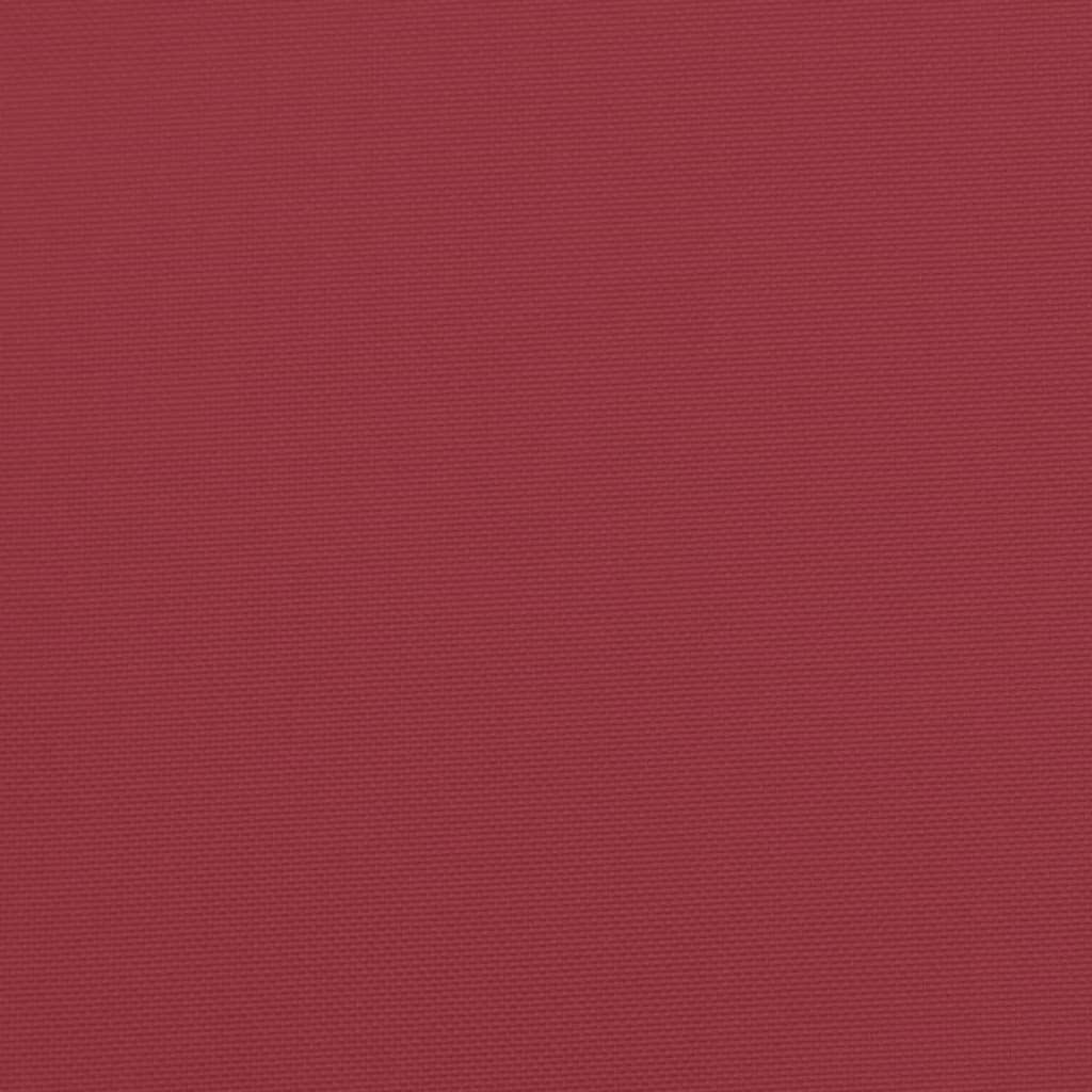 vidaXL Perne de paleți, 7 buc., roșu vin, material textil