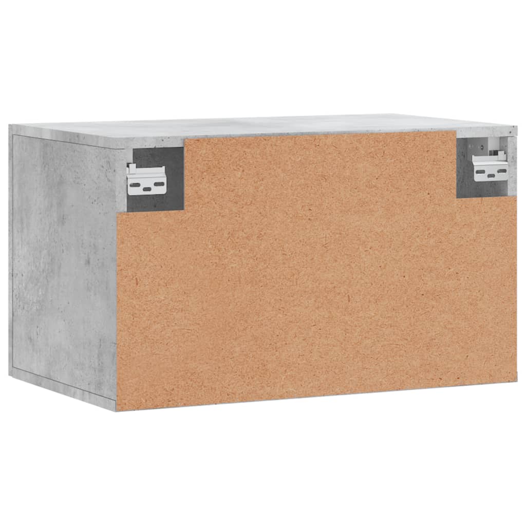 vidaXL Dulap de perete, gri beton, 60x36,5x35 cm, lemn prelucrat