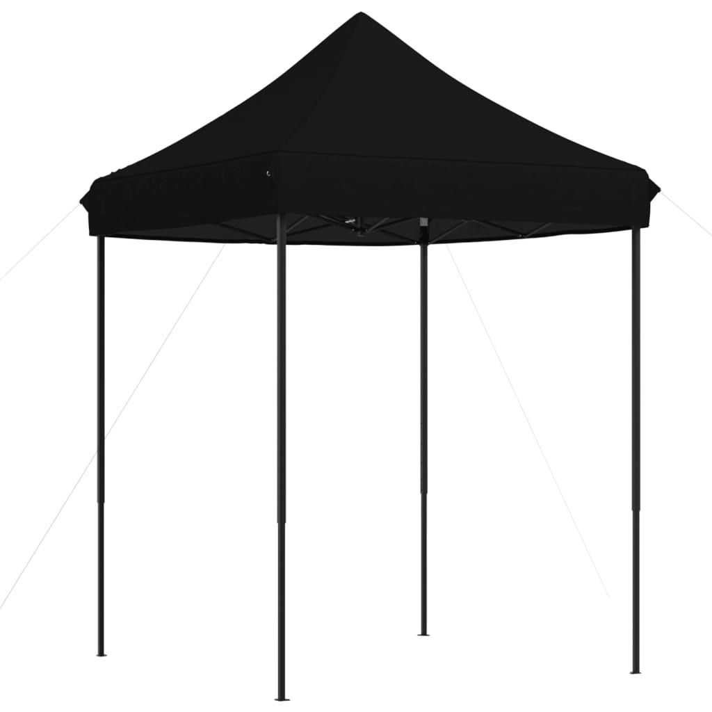 vidaXL Cort de petrecere pliabil Pop-Up, 200x200x306 cm, negru