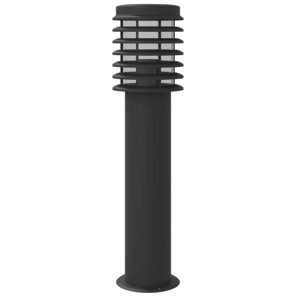 vidaXL Lampă exterioară de podea, negru, 60 cm, oțel inoxidabil