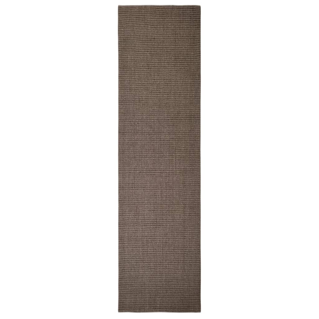 vidaXL Covor din sisal pentru ansamblu de zgâriat, maro, 80x300 cm