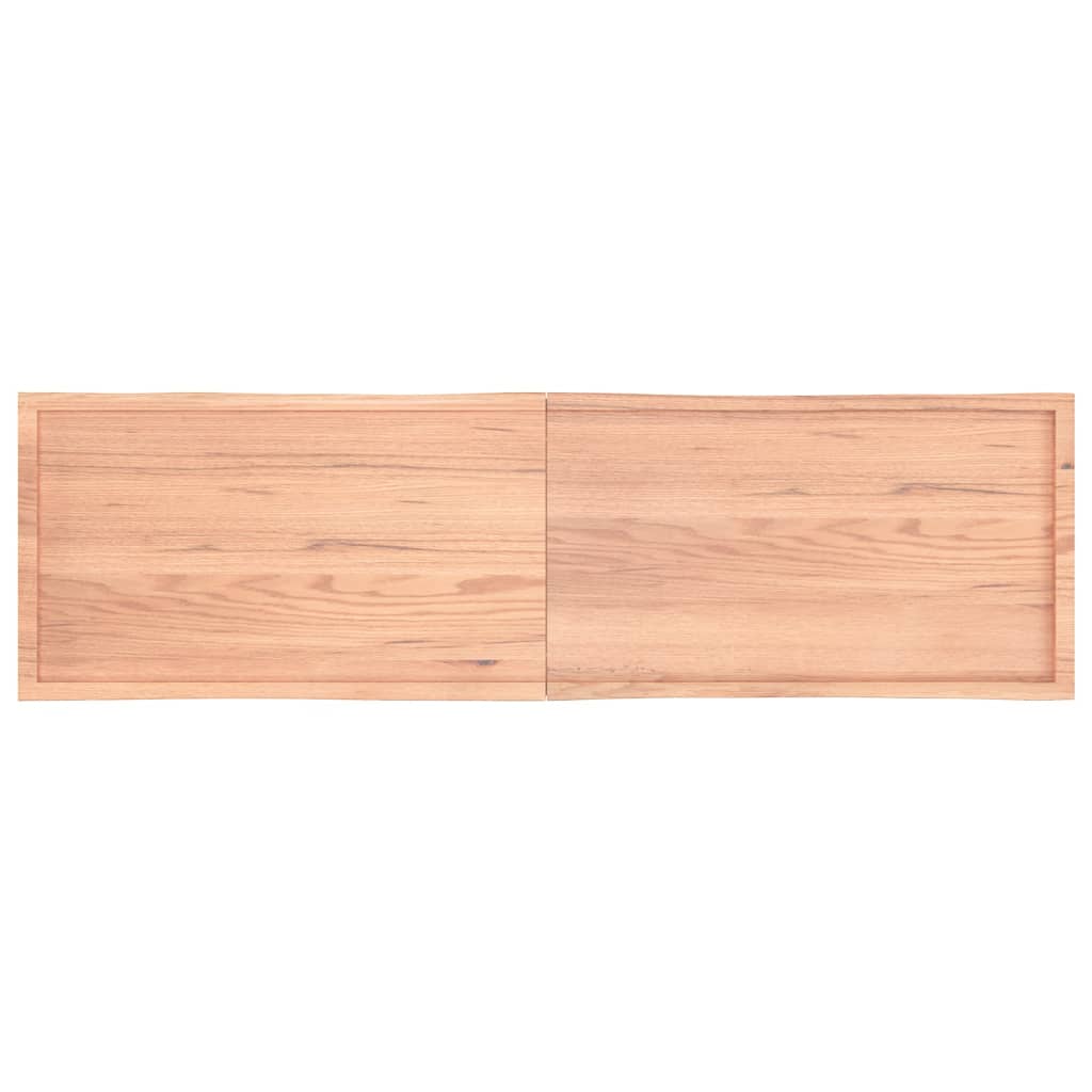 vidaXL Blat masă, 220x60x(2-6) cm, maro, lemn tratat contur organic