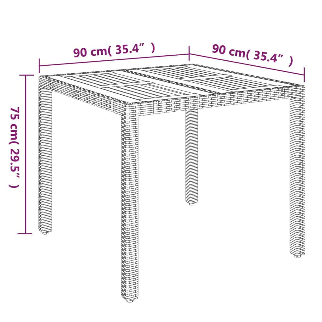 vidaXL Set mobilier de grădină cu perne, 5 piese, negru, poliratan