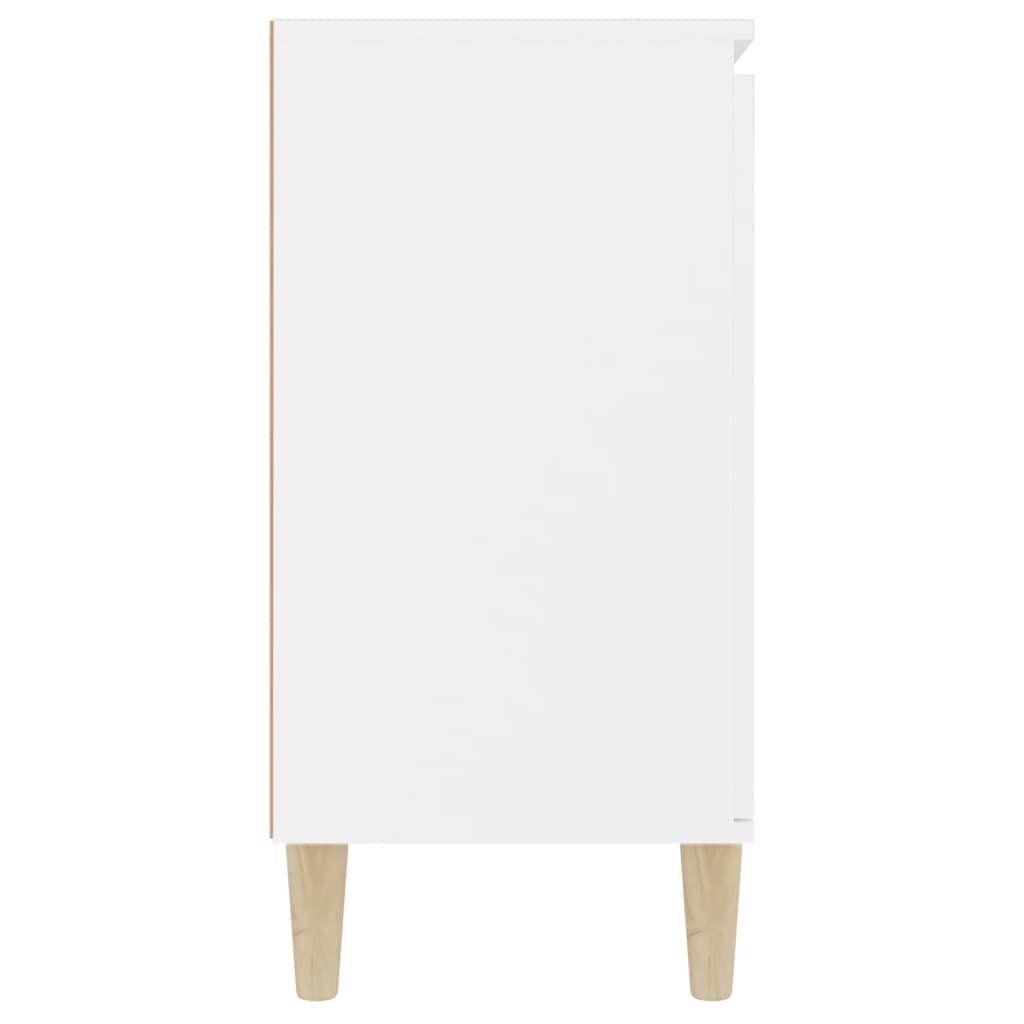 vidaXL Servantă, alb, 101x35x70 cm, lemn prelucrat