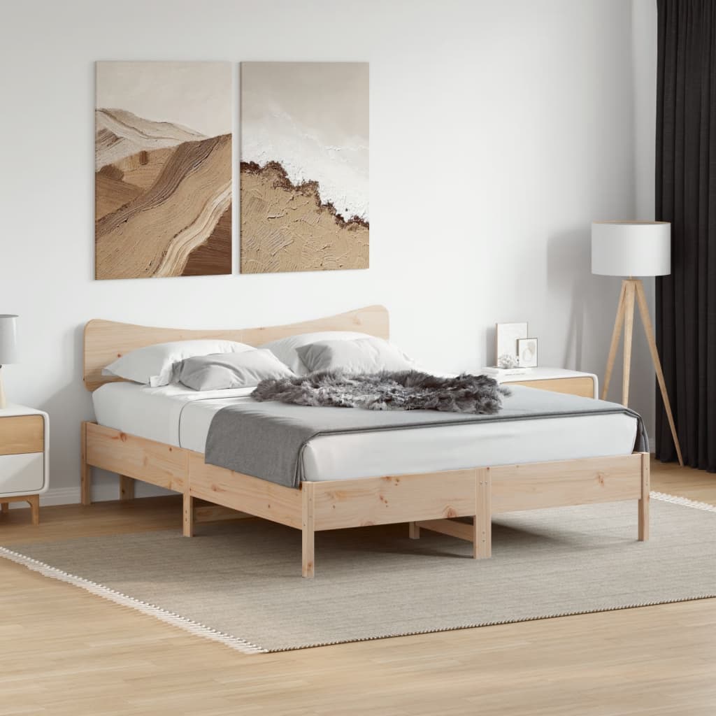 vidaXL Tăblie de pat, 150 cm, lemn masiv de pin