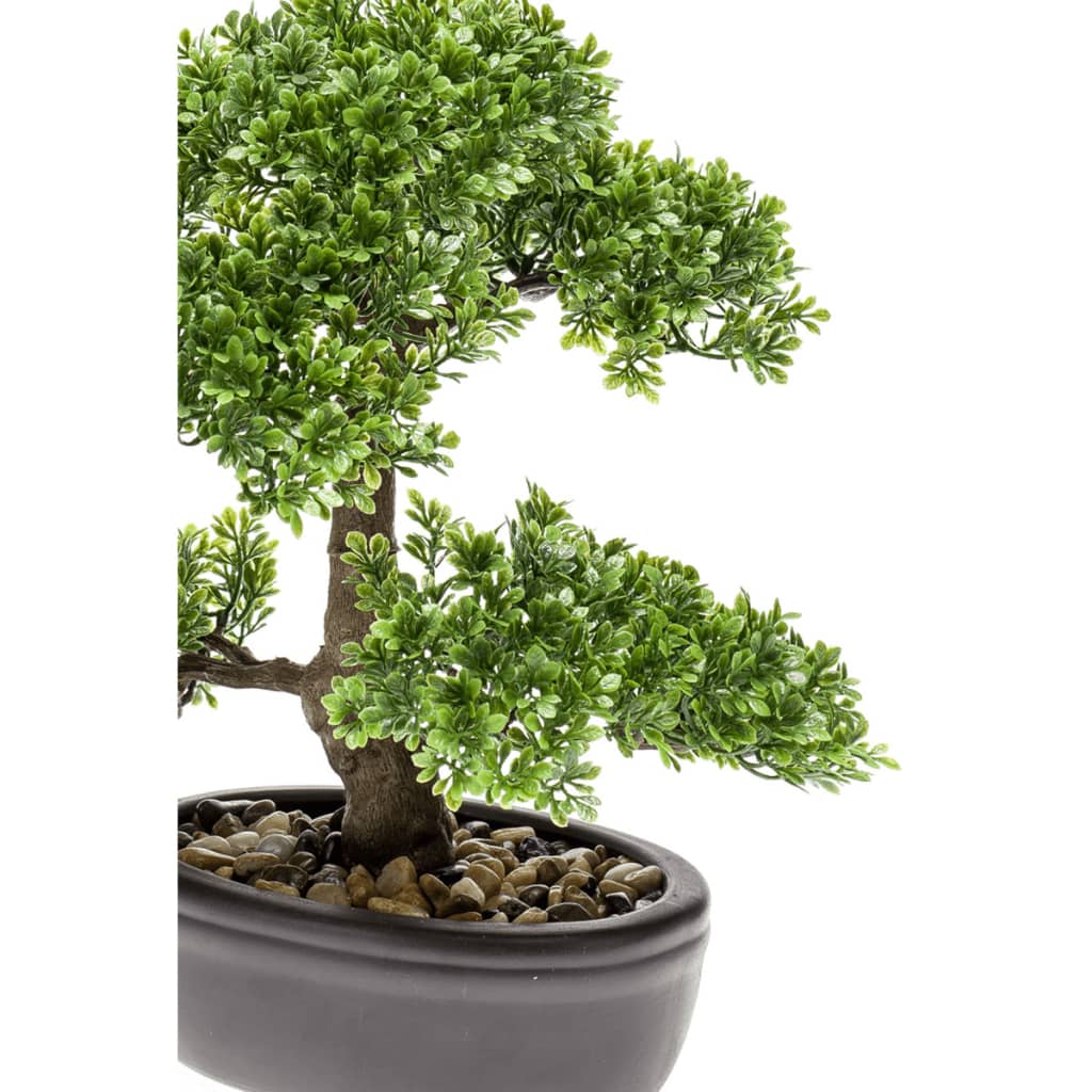 Emerald Ficus artificial mini bonsai, verde, 32 cm 420002