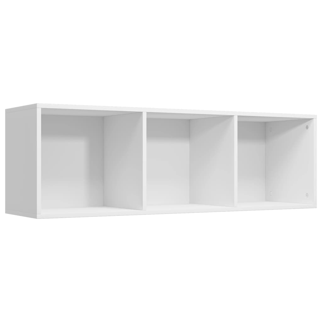 vidaXL Bibliotecă/Dulap TV, alb, 36x30x114 cm, lemn prelucrat