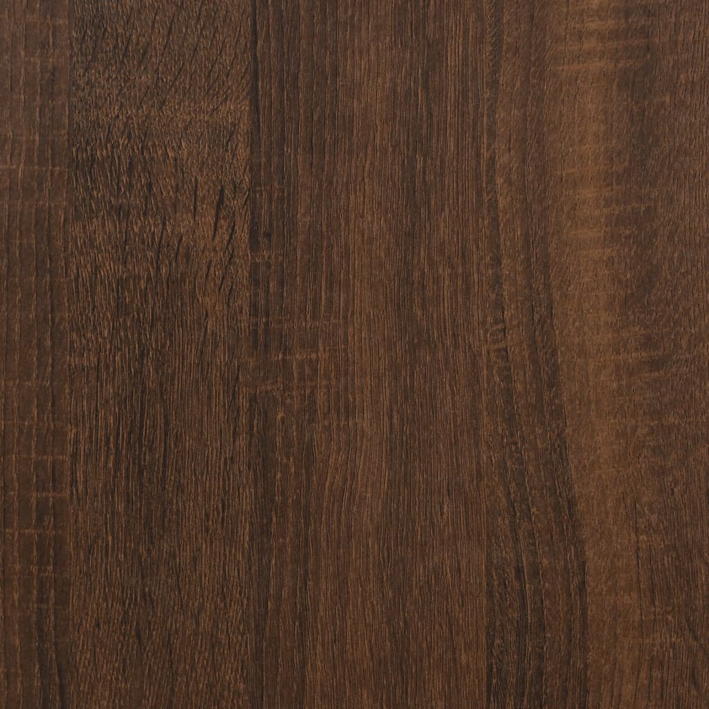 vidaXL Măsuță laterală, stejar maro, 55x38x45 cm, lemn compozit