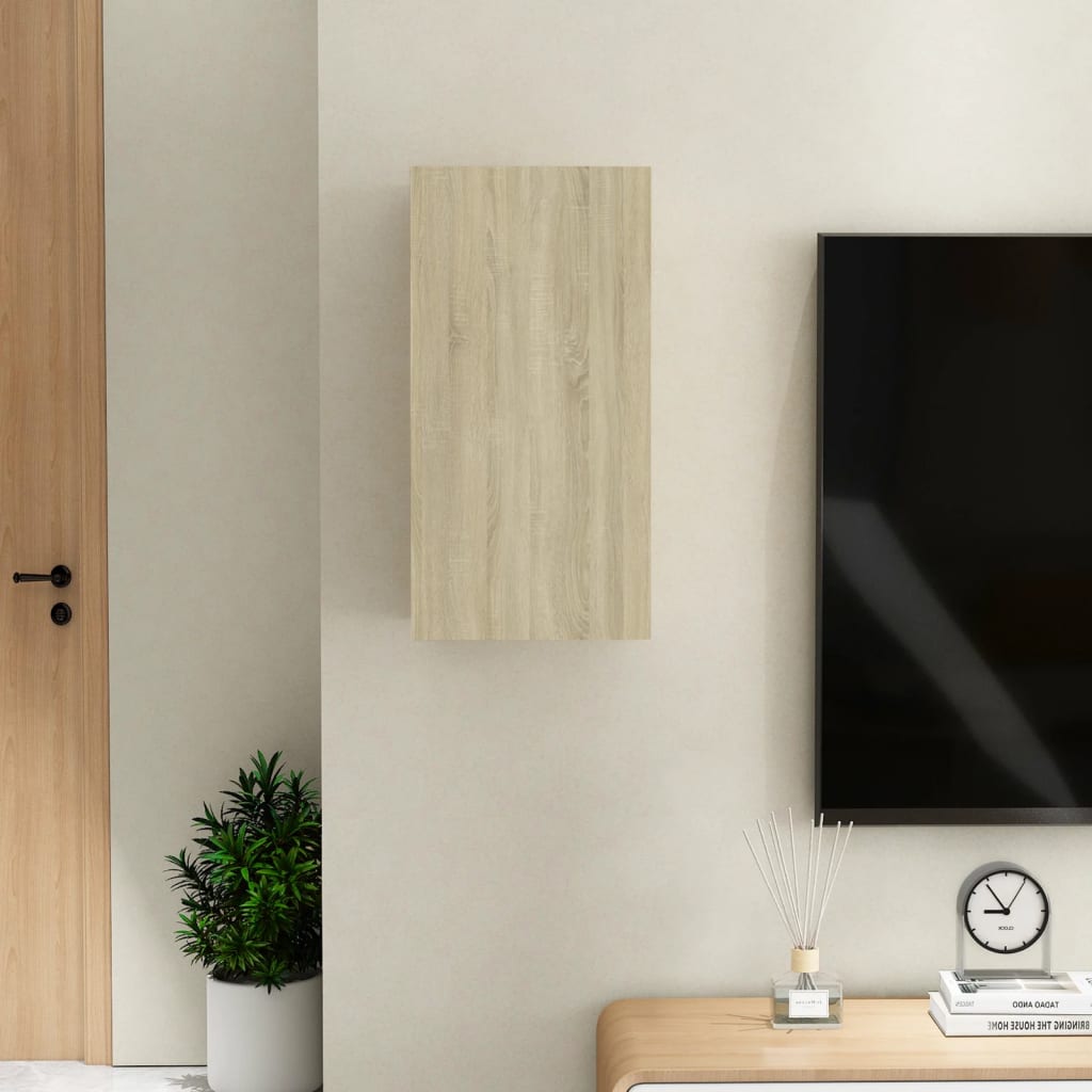 vidaXL Comodă TV, stejar Sonoma, 30,5x30x60 cm, lemn prelucrat