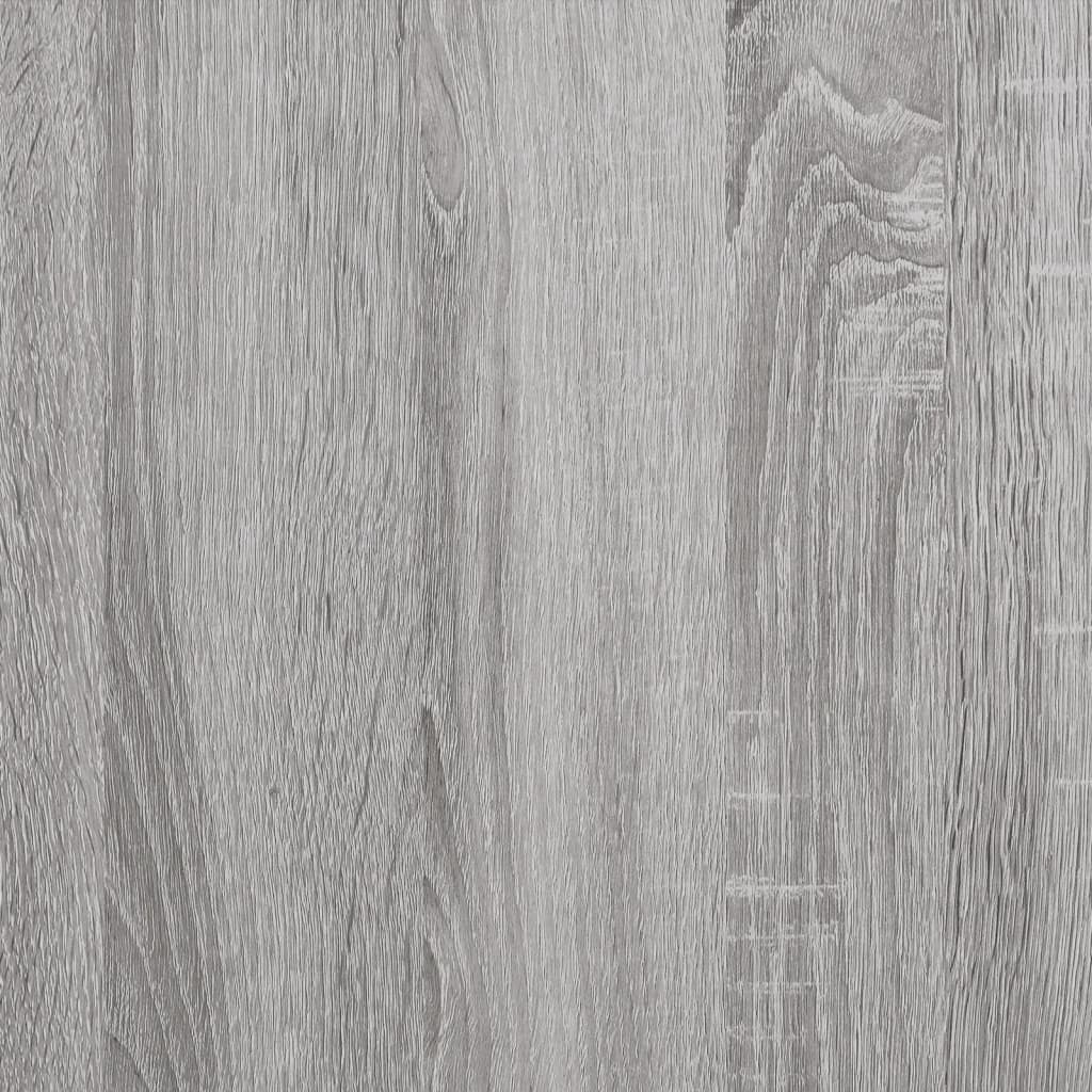 vidaXL Bancă de depozitare, gri sonoma, 82x42x45 cm, lemn prelucrat