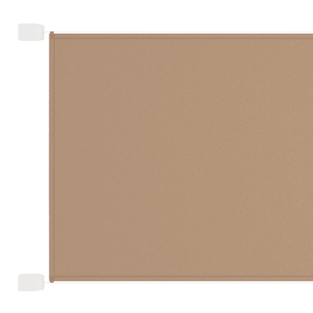 vidaXL Copertină verticală, gri taupe, 100x270 cm, țesătură oxford