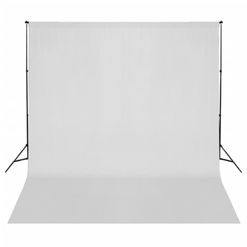 vidaXL Kit studio foto cu set de lumini, fundal și reflector