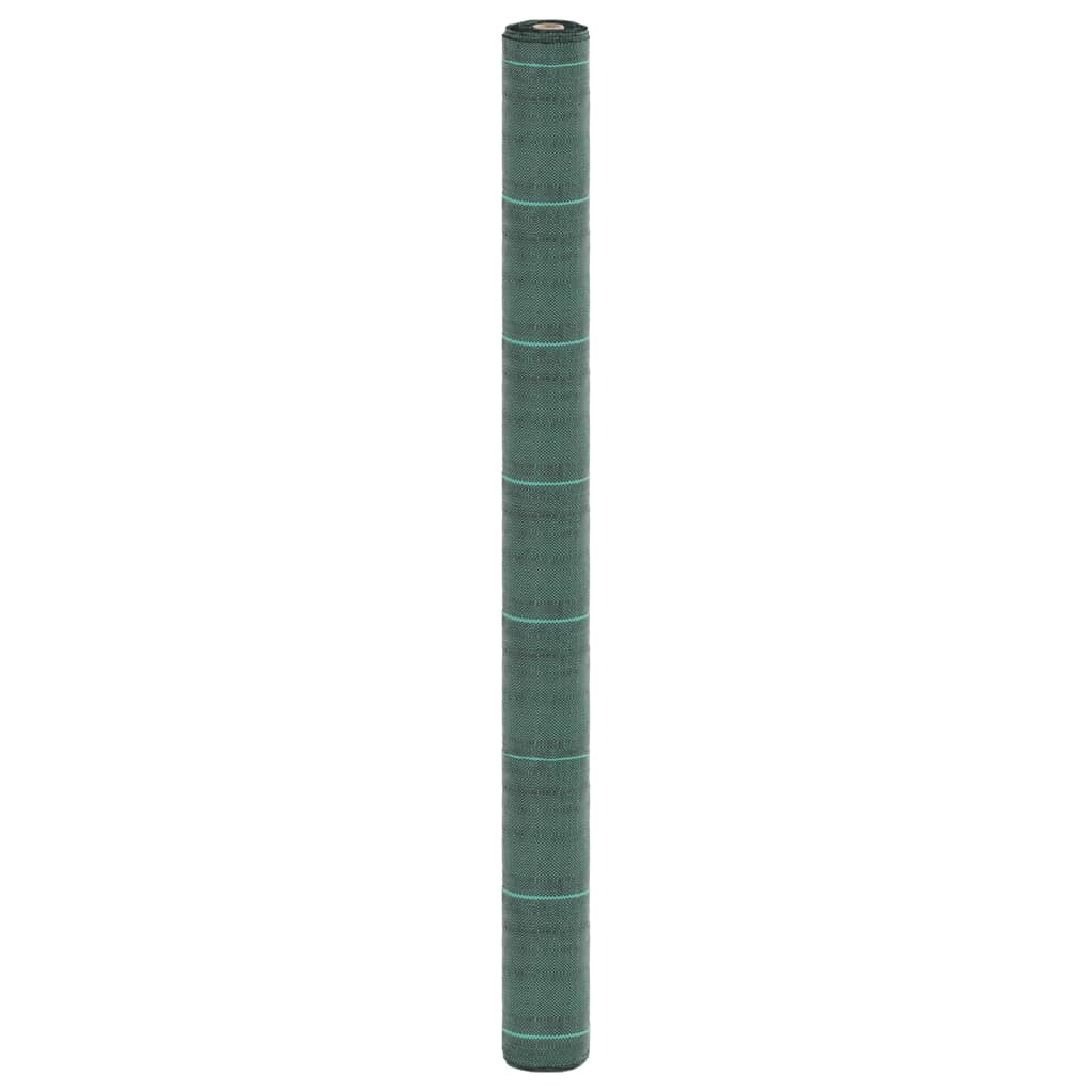 vidaXL Membrană antiburuieni, verde, 1,5x50 m, PP