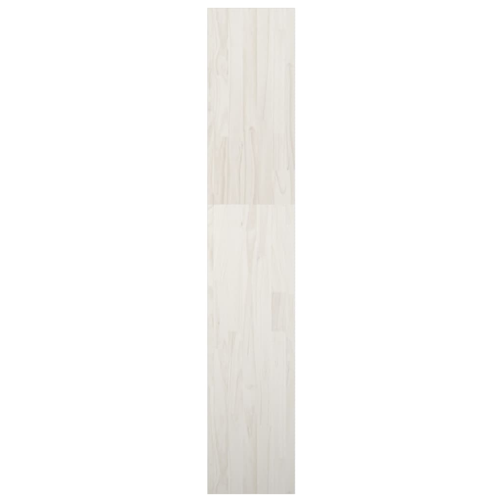vidaXL Bibliotecă/Separator cameră, alb, 40x30x167,5 cm lemn masiv pin