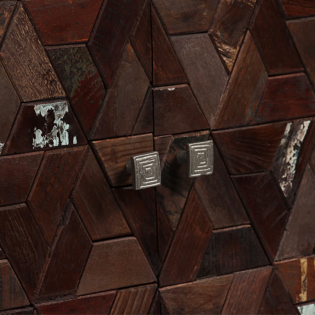 vidaXL Dulap, 60 x 30 x 76 cm, lemn masiv reciclat