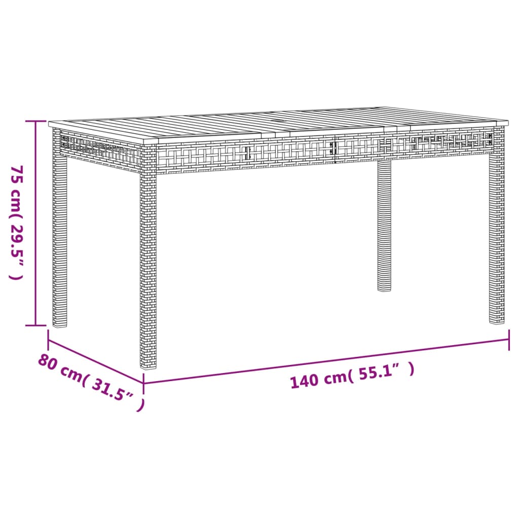 vidaXL Set mobilier de grădină cu perne, 3 piese, negru, poliratan