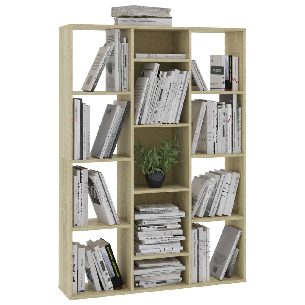 vidaXL Separator /Bibliotecă stejar sonoma 100x24x140cm lemn prelucrat